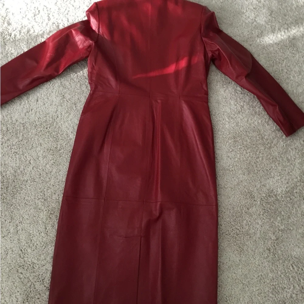 Genuine leather dress - Picture 4 of 4